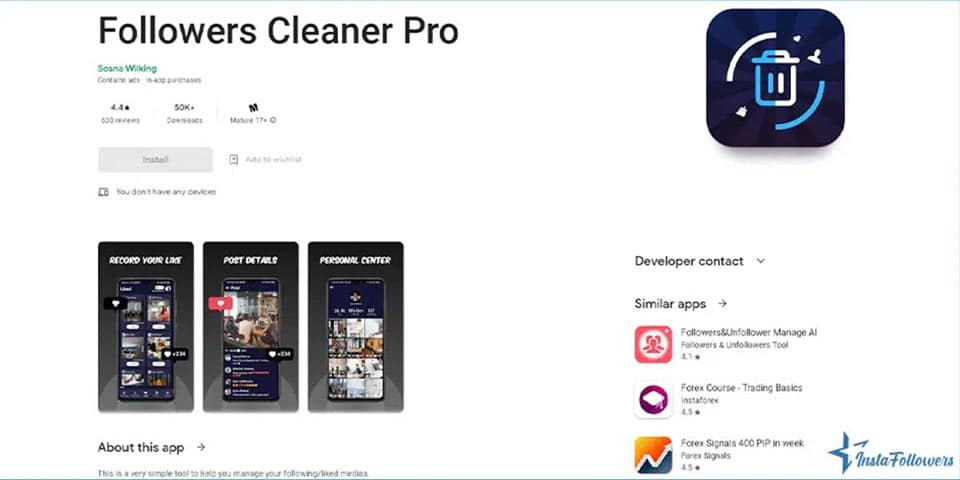 Followers Cleaner Pro