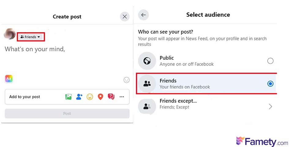 change comment settings on Facebook