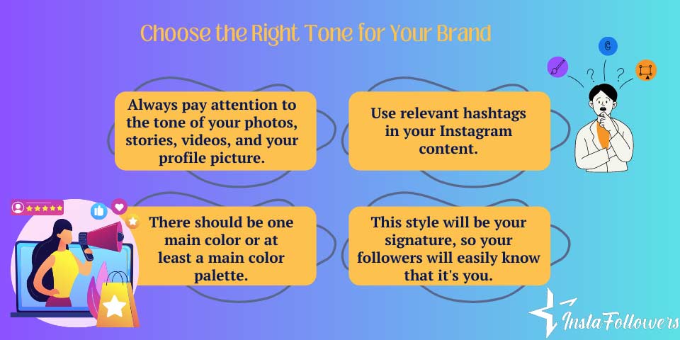 choose the right tone for your Instagram brand