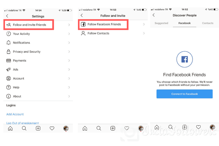 how to find someone on Instagram