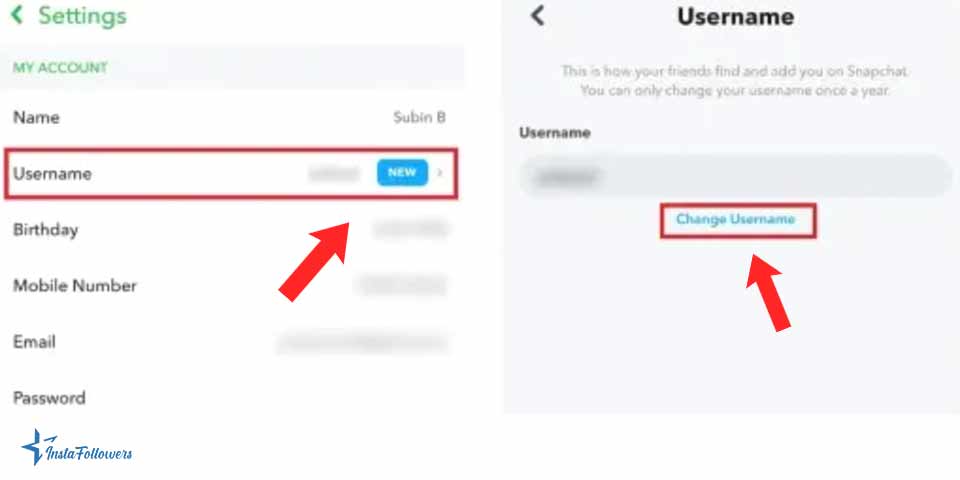 change username