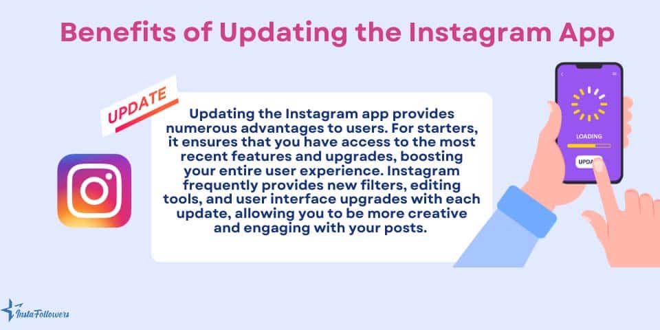 benefits of updating Instagram