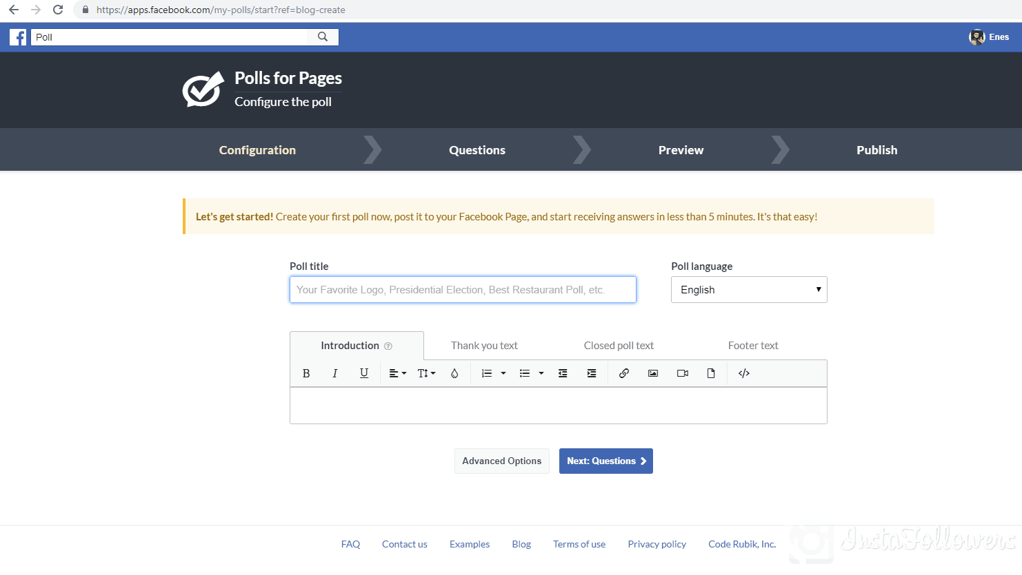 how to make a poll on Facebook