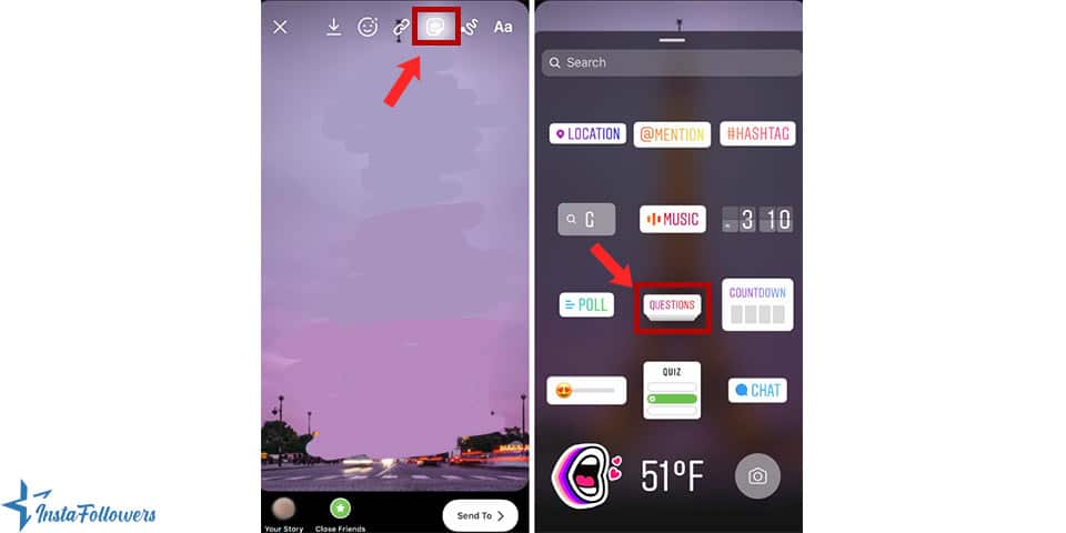 how to ask questions on Instagram stories