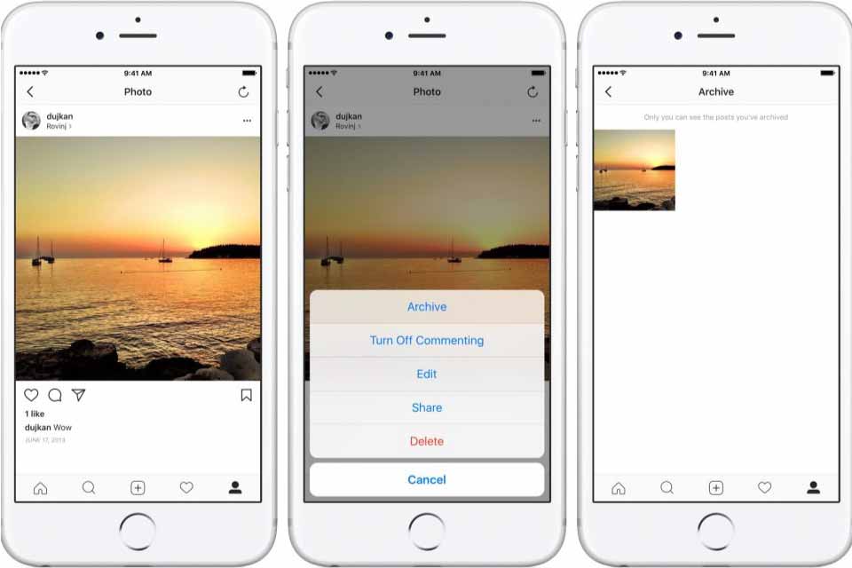 how to access Instagram archive