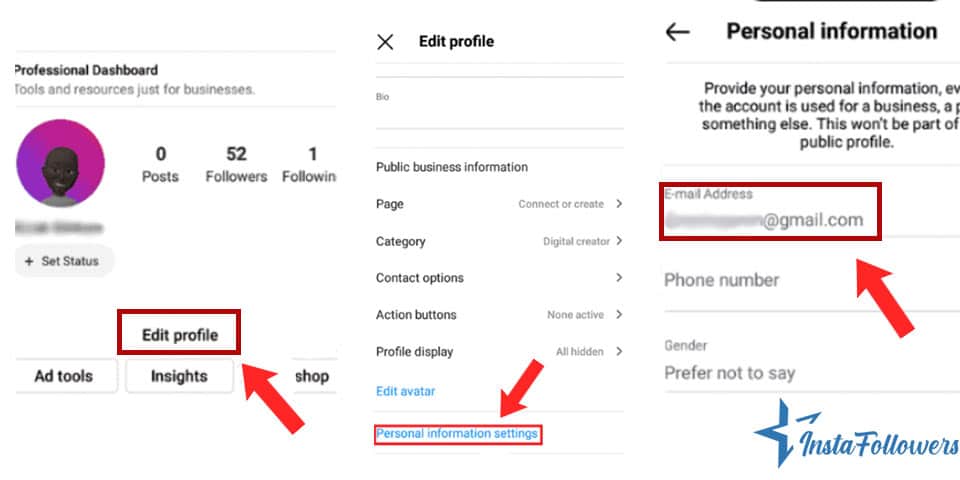 Instagram mobile settings