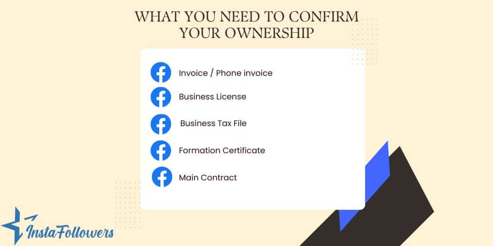 confirm ownership