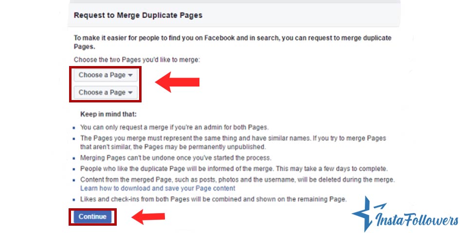 merge duplicate pages