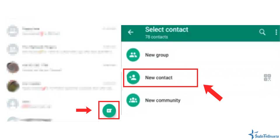 add WhatsApp contact on Android