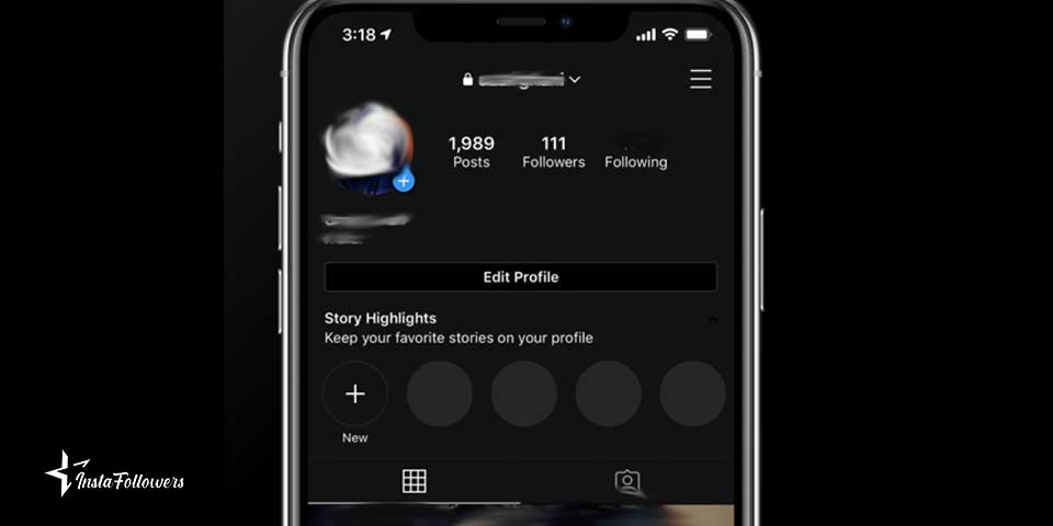 Instagram dark mode