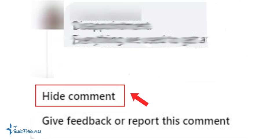 hiding comments on Facebook