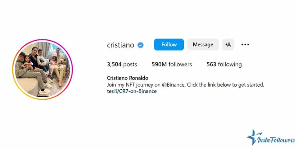 Cristiano Instagram followers