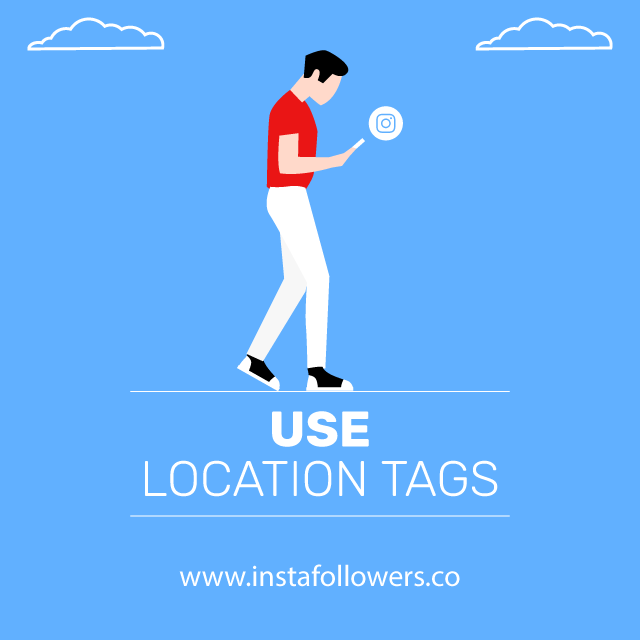 use location tags story views