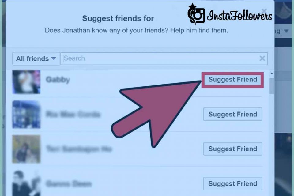 Suggest Facebook Friends