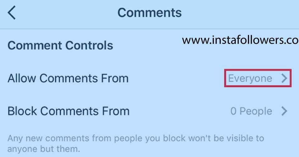 How to Limit Comments on Instagram