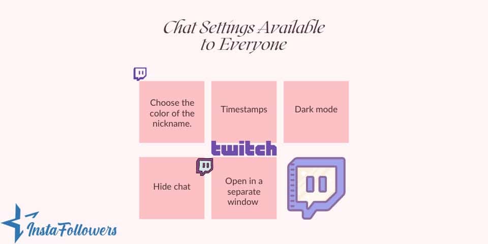 chat settings for everyone