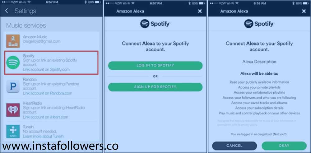 connect spotify to alexa