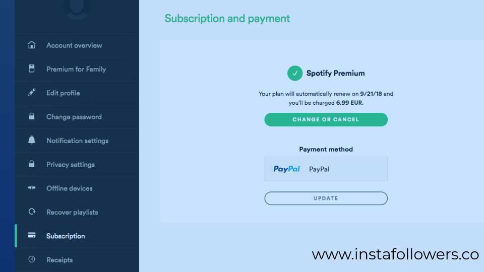 how to buy spotify premium membership