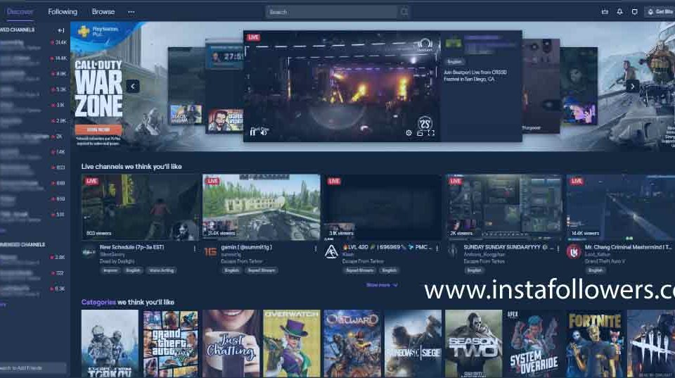 Twitch Live Stream Platform