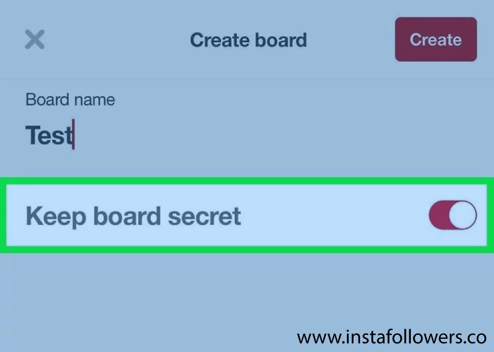 Secret Boards on Pinterest