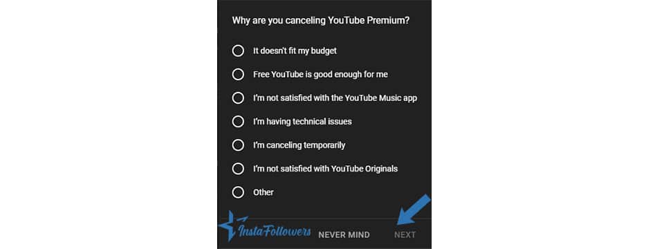 cancel YouTube Premium