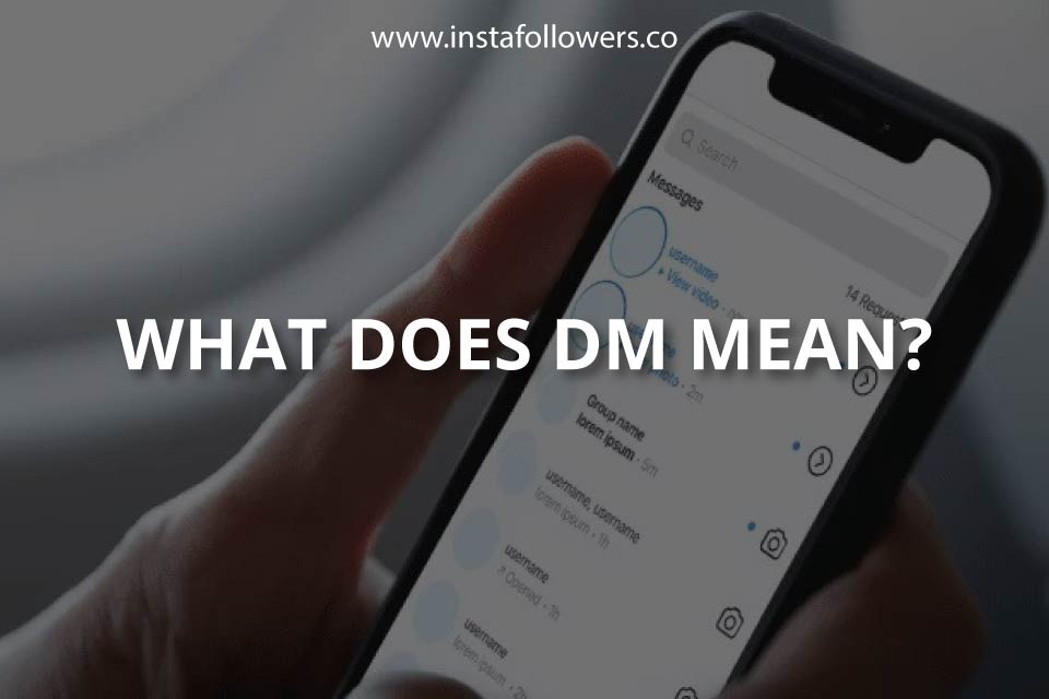 What does dm mean?