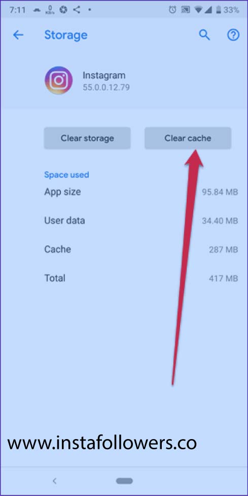 Clear Cache and Data