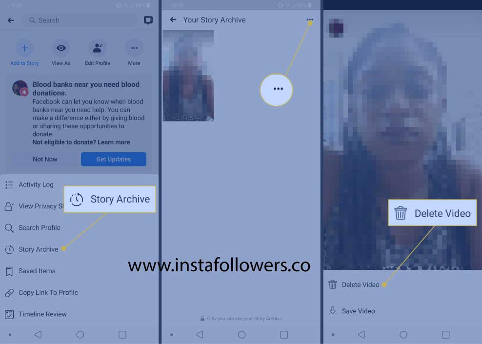 How to Delete Archived Facebook Stories