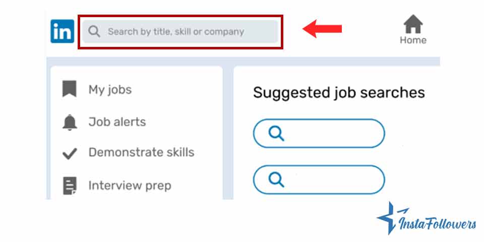 search jobs on LinkedIn