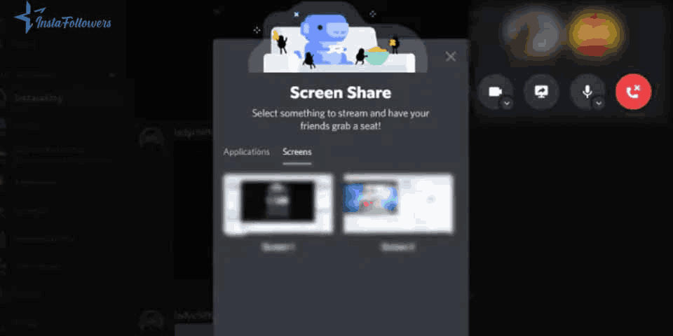 share your screen on discord