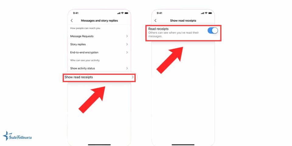 turn off Instagram read receipts