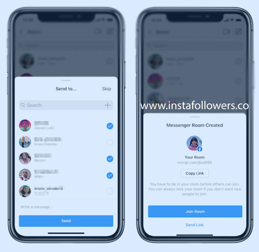 how to join instagram messenger rooms