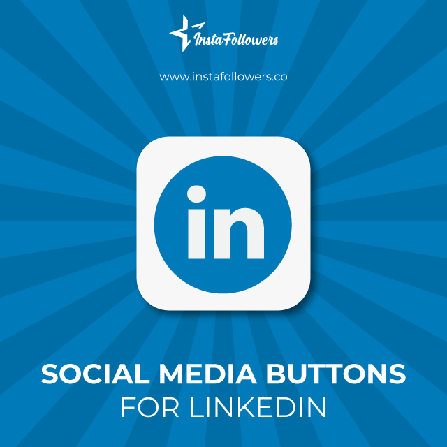 linkedin social media buttons