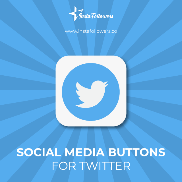 twitter social media buttons