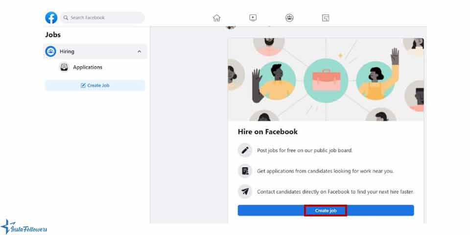 hire on Facebook