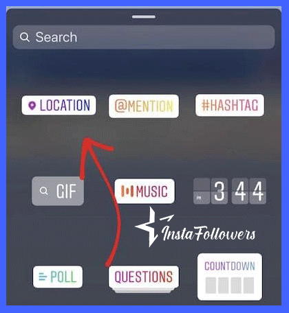 use instagram location tag