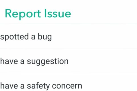 report issue