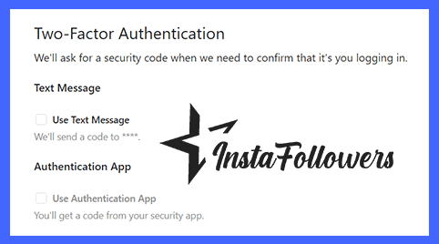 edit two factor authentication