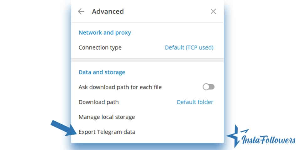 backup Telegram data