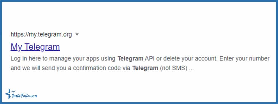 my telegram