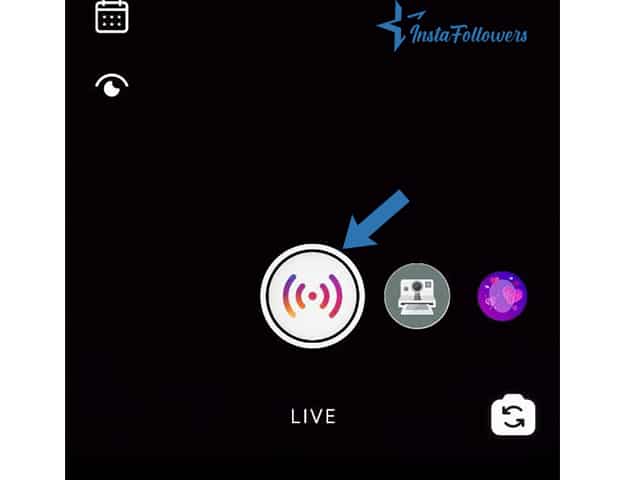 press live button