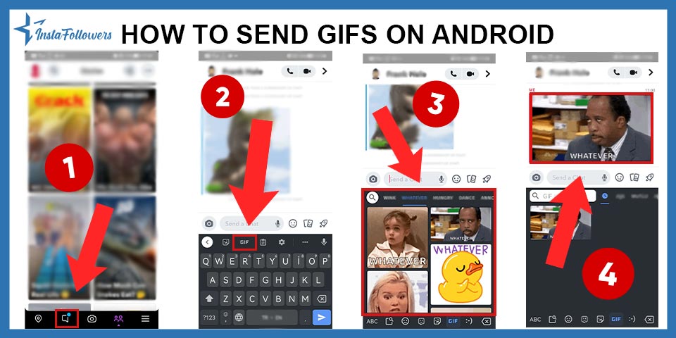 how to send gifs on android