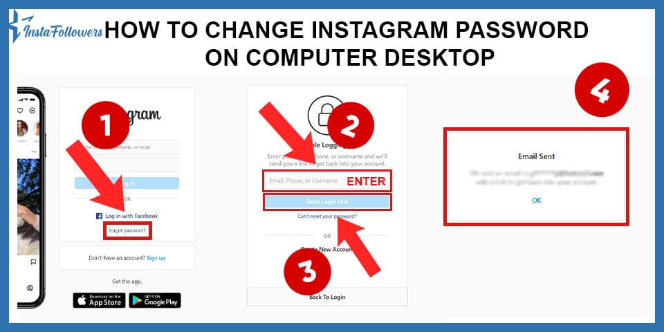 how to change instagram password on computer desktop