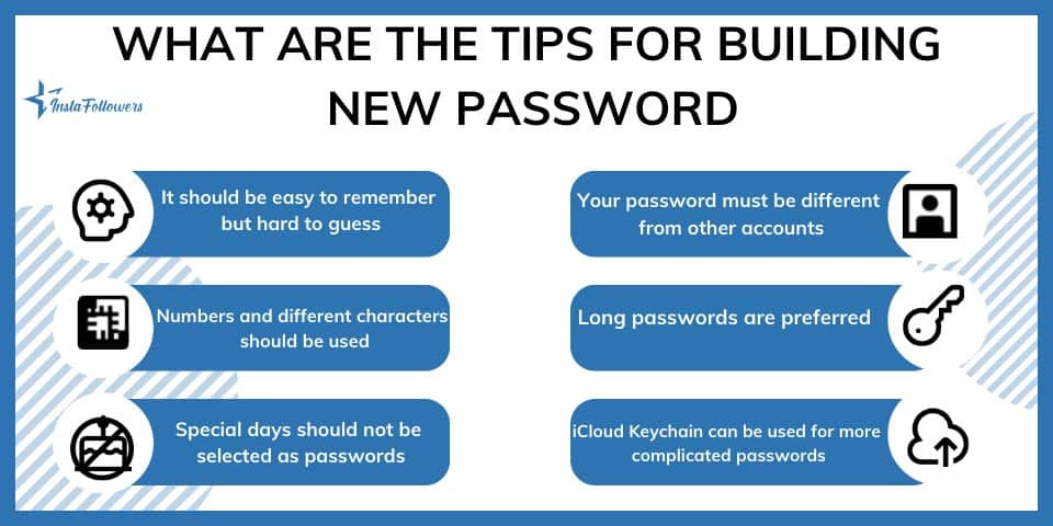 what are the tips for building new password