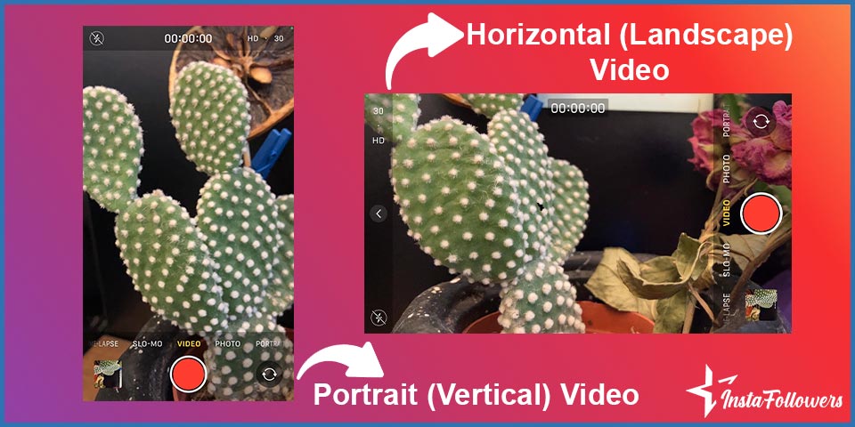 horizontal vs portrait video