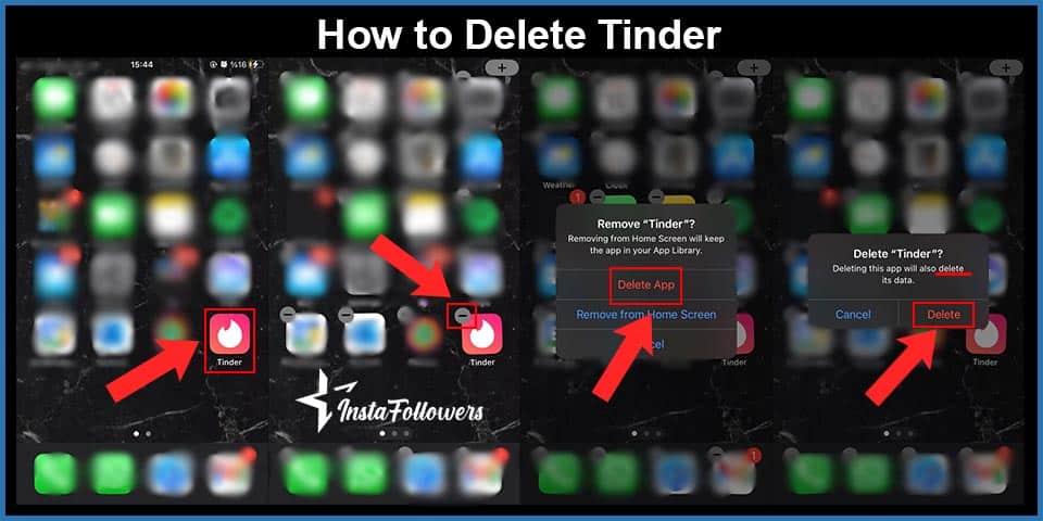 how to delete tinder