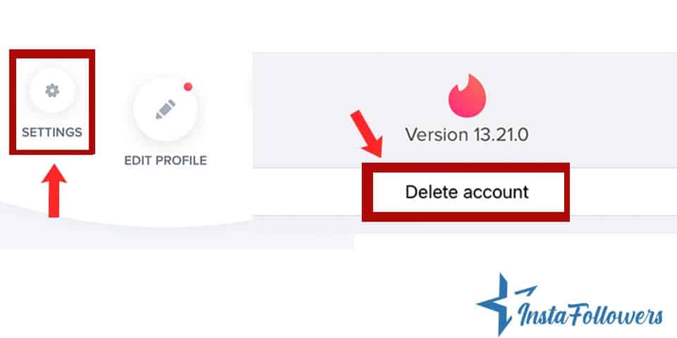 delete Tinder account