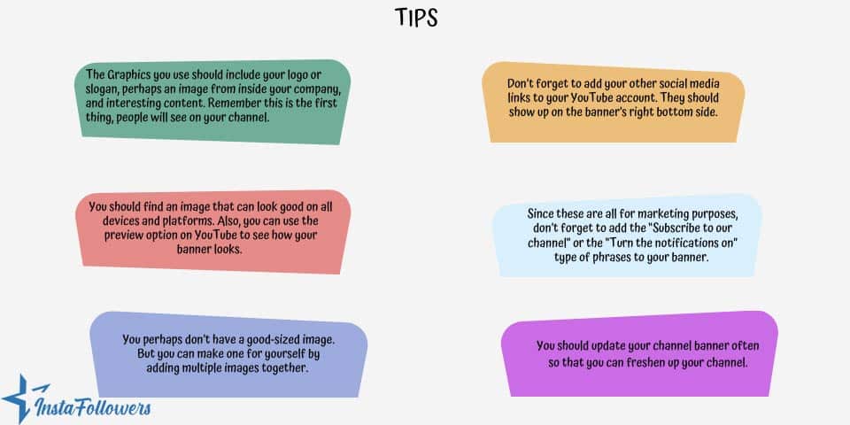tips for designing YouTube channel art