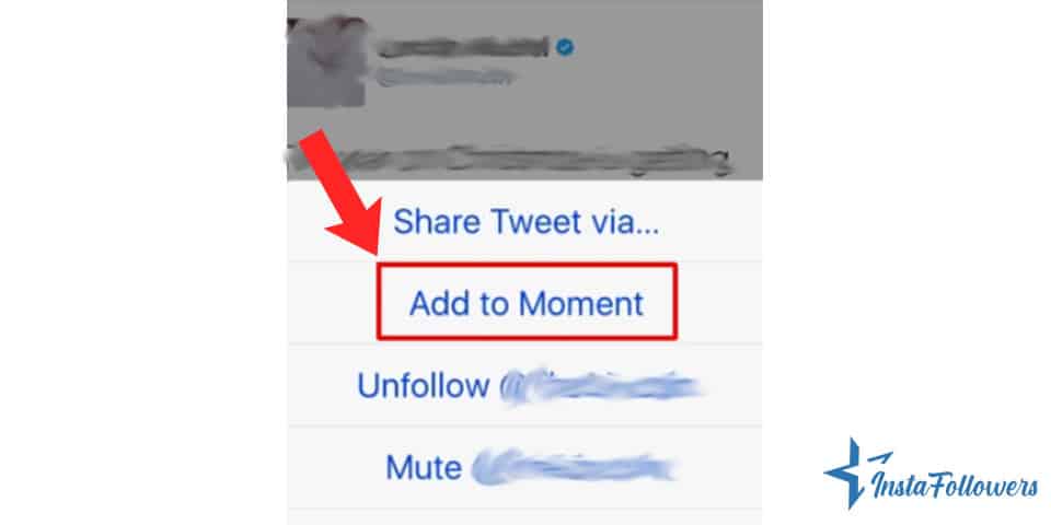 add tweet to moment