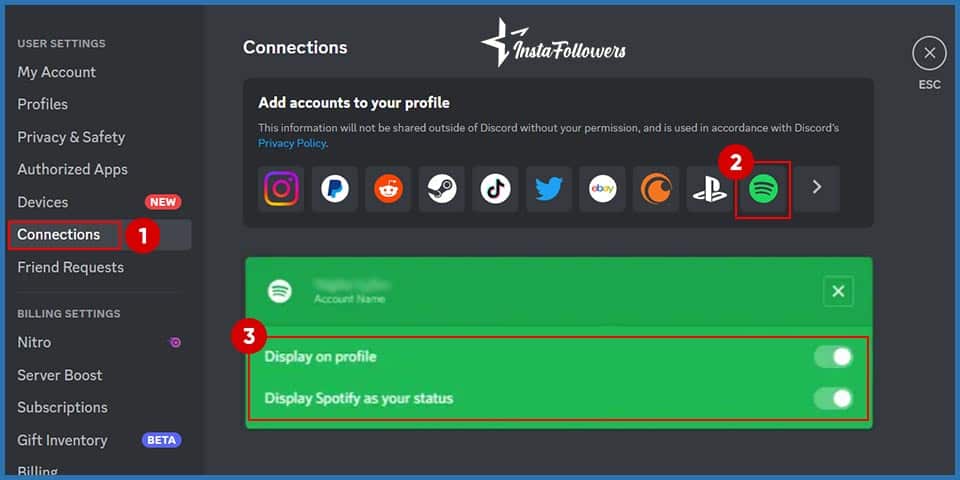 connect spotify to discord